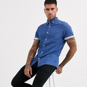 ASOS Short Sleeved Denim Shirt